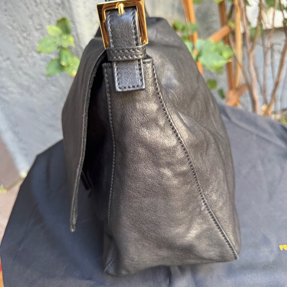 Fendi Lambskin Leather Tortoise Large Mamma Baguette - Picture 10 of 16